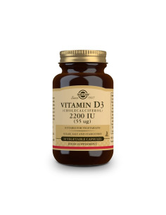 Vitamina D3 2200UI 55mcg 50 vcaps Solgar